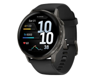 Garmin Venu 4 Slate 45mm z czarnym paskiem - 1363879 - zdjęcie 1